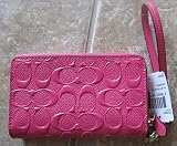 Coach財布 F53960 Double Zip Signature Debossed Patent Leather [並行輸入品]