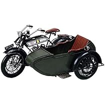 ブリキ おもちゃ インテリア WWII ドイツ軍 サイドカー ビンテージ ブリキ おもちゃ インテリア WWII ドイツ軍 サイドカー