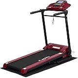 ALINCO(アルインコ) 90分走行 プログラムランニングマシン [1年保証] 時速10km/16km 音声ガイダンス機能 心拍数測定 衝撃軽減クッション 保護マット付 歩行面サイズ大 AFJ2019A AFR1119A