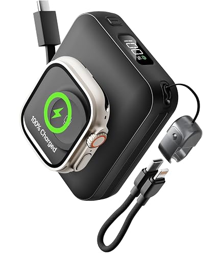Amazon | Tindon モバイルバッテリー 6800mAh アップルウォッチ