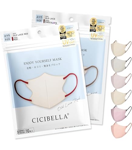 Amazon.co.jp: CICIBELLA シシベラ フィットマスク 3D-D ふつうサイズ