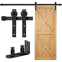 ZEKOO 吊り引き戸 レール バーンドア金具 6FT/1.83m Q235炭b Amazon.co.jp: ZEKOO 吊り引き戸 レール バーンドア金具 6FT/1.83m