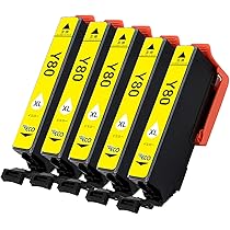 Amazon.co.jp: IC6CL80L ICBK80L 80L Epson用 互換インク 5本セット