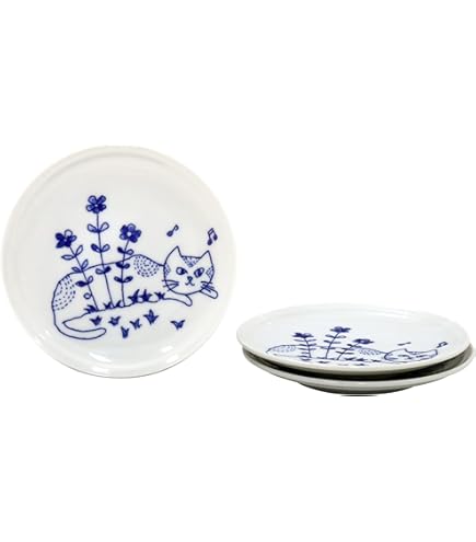 新品　リサラーソン　豆皿　A　猫　ねこ　ネコ　北欧 Amazon.co.jp: Lisa Larson (リサラーソン) Sketch cats スケッチねこ