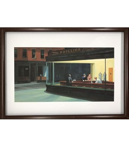 エドワード・ホッパー ワインボトル アートポスター A2版 Amazon.co.jp: Edward Hopper エドワードホッパー（夜更かしの人々