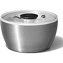Amazon｜OXO オクソー サラダスピナー 野菜水切り器 ステンレス
