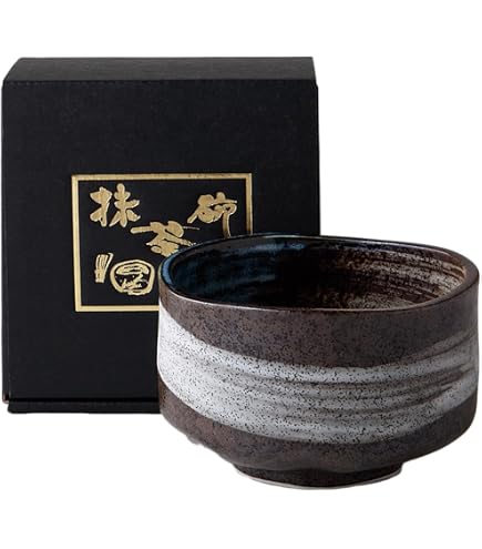 Amazon.co.jp: 緑山造赤楽茶碗共箱茶道具抹茶碗【e-090】 303 : ホーム