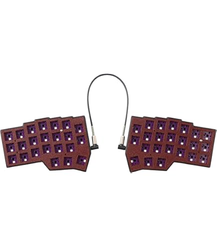 Amazon | YMDK ロープロファイル スプリット チョコレート キーボード