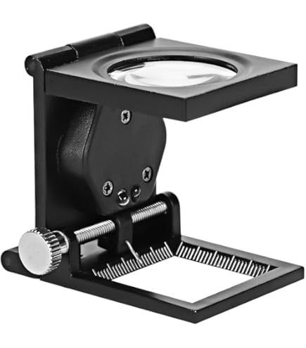 Amazon.co.jp: スタンドルーペ 10倍 拡大鏡 スタンド LEDライト付き