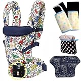 ベビーウエストベルト付　エルゴベビー　ADAPTアダプト・キースヘリング/POP プリントカバーセット【正規品2年間保証-SG認定】 （プリントカバー+よだれパッド+収納ポーチ付）