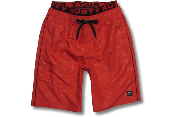 まとめ買い特価 ラスティ Rusty 水着 メンズ ハイブリッドショーツ 柄 トランクス blk 海パン 海水パンツ サーフパンツ Recomenda Co