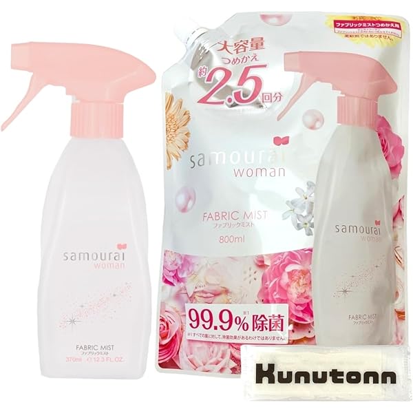 本体×2本・800ml×6袋【サムライウーマン】ファブリックミスト