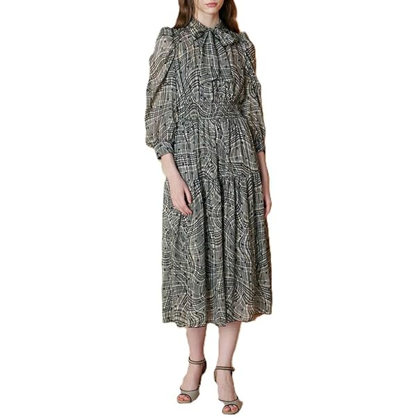 ダブルスタンダードクロージング　プリーツロングワンピース DOUBLE STANDARD CLOTHING - Sov. フラワープリントプリーツ