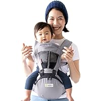 【美品・箱&説明書付き】ダッグワンプラス　バッグネットつきたためるヒップシート ダッグワンプラス（DaG1+）テラスベビーヒップシート【グレー