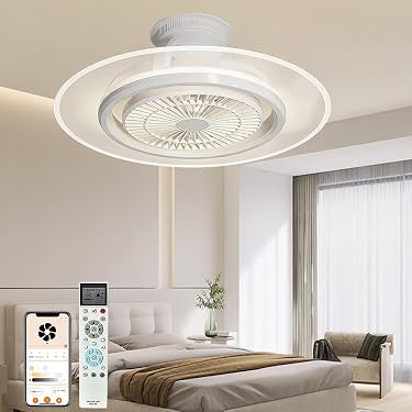 Amazon.co.jp: LEDシーリングファンライト 12畳 14畳 自動首振り