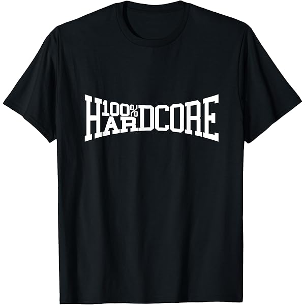 Amazon.co.jp: 100%ハードコア。 Tシャツ : ファッション