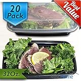 +Best Deal+[20 Pack] 32 Oz. Meal Prep Containers BPA Free Plastic Reusable Food Storage Container Mi