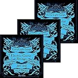 アリアプロツー エレキギター弦 AriaProII Electric Guitar Strings AGS-800 (AGS-800XL Extra Light 09-42, 3セット)