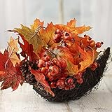 工場直接クラフトFall Grapevine Twig Cornucopiaホーム装飾、クラフト用および表示