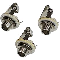 AMATRAS 赤 エフェクター 1/4インチジャック Amazon | モノラルジャック 6.35mm インプット/アウトプット用