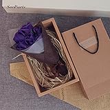 造花， ソープ フラワー お祝い 装飾 花束 石鹸 花 パーティー クリスマス 結婚 記念日 卒業 誕生日 出産 ガールフレンド ギフト 女性 母の日 かわいい SPH-067 (Purple)