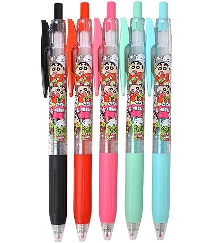 Amazon | クレヨンしんちゃん サラサクリップ ボールペン 5本セット