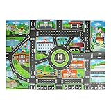プレイマット 道路 ジャンボプレイマット 子供 線路 面白い 子供部屋 防音 地図 トミカ おでかけレジャーマップ ミニカー 車 おもちゃ