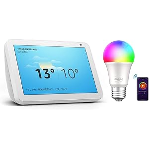 Echo Show 8 (エコーショー8) HDスクリーン付きスマートスピーカー with Alexa、サンドストーン…