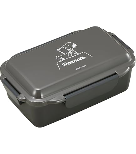 Amazon｜岩崎工業 スヌーピー 保存容器 フラップ付 コンテナ レンジ