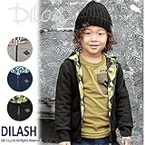 (ディラッシュ) DILASH兄弟お揃い服 ストライプ・迷彩・ネイティブ柄リバーシブルパーカー/秋 80 グレー