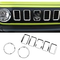 Amazon | スズキ ジムニー 2019+ 適用 フロントグリル インサート 7PCS