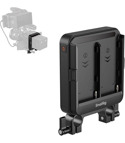 Amazon | SmallRig デュアルNP-F用バッテリープレートUPS対応