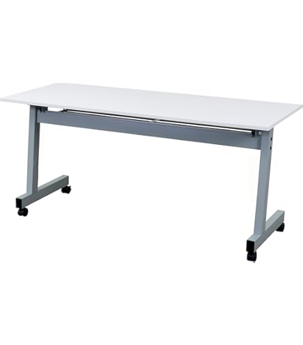 Amazon.co.jp: スタックテーブル 跳ね上げ式会議テーブル 幅1800奥行