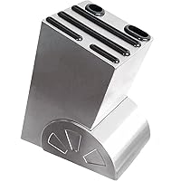 Nowest （ノウェスト） 包丁スタンド ナイフスタンド 重厚型 ステンレス 収納 (シルバー)