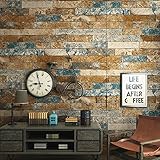 Blooming壁モダンFauxレンガストーン壁紙3dレンガブロックホーム部屋装飾、57 sq。FT /ロール 20.8 In*32.8 Ft=57 Sq.ft BW-981102