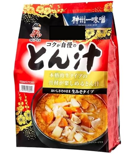 Amazon | 神州一味噌 かにだし汁, 風味豊かな即席みそ汁, 20食入り