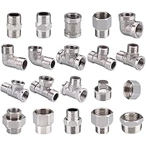 配管接続用パーツ 45個セット 1/4in & 1/2in 配管接続用パーツ 45個セット 1/4in & 1/2in