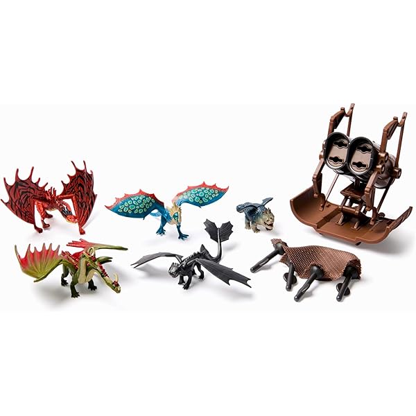 ヒックとドラゴン 実写映画版 スピンマスター ミニフィギュア 5パック 61pxJJWFufL._AC_UL600_SR600,