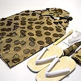 七五三 3歳 5歳 男児 金襴 袴 セッ 男の子 2サイズ6タイプ/L(60cm) 5(薄グレー・金紋12)