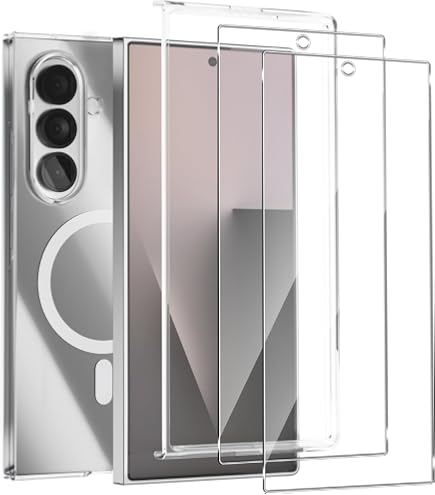 Amazon.co.jp: Samsung Galaxy Z Fold7 Clear Magnet Case｜クリア 
