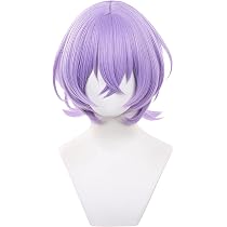 Amazon.co.jp: 耐熱コスプレウィッグ 空色/天色 ショートヘア