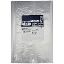 Amazon.co.jp: ミツワ (A4判用紙入る)チャック付きポリ袋J-4サイズ