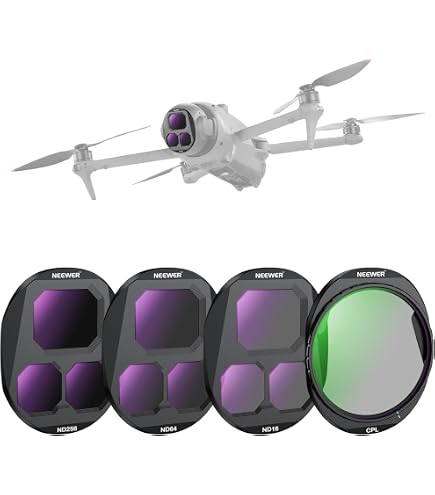 Amazon | PGYTECH DJI MAVIC AIR 2用 可変式 NDフィルター 6-9 Stop