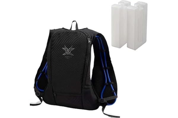 【専用チャージボトル3個(通常1個付き+別売り(ICM-CB5-2)セット】 アイスマンベスト PRO X 水冷服 ICMPX-BLV-SET バッテリーセット ブラック 2024年モデル フリーサイズ 山真製鋸(Y'sGODJAPAN)