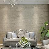 (ハンメロ)HANMEROリビング 部屋 ふすま diy リフォーム用おしゃれなアルファベット壁紙 英語手紙 ダメージ加工 のりなし はがせる フリース 1ロール（53cm×10m）ベージュ