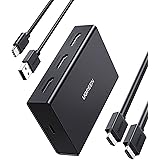 UGREEN HDMI 分配器 1入力2出力 4K@60Hz HDMIスプリッター 【HDMIケーブル付き】２画面同時出力3D映像対応 HDCP2.2 【PS3/PS4/PS5/Nintendo Switch動作確認済み】