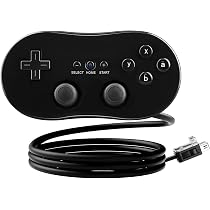 OSTENT Wired Classic Controller for Nintendo Wii Remote Console