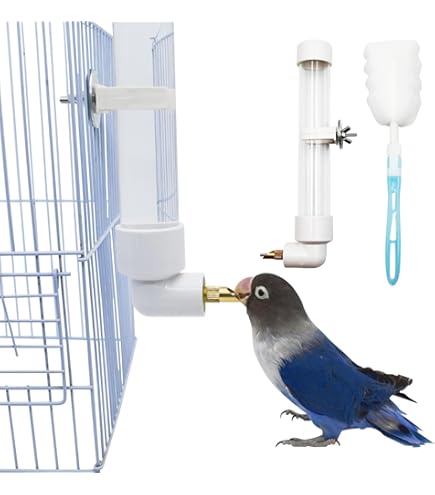 Amazon | 鳥 水入れ 給水器 130ml 鳥 フィーダー 自動給水器 水飲み 大