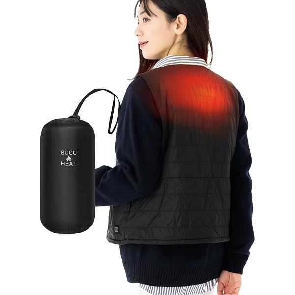 Amazon | [Duerfusa] 電熱ベスト 日本メーカー製 usb 薄手 ベスト単品 