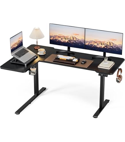 Amazon | Acrolix電動 l字昇降式デスク 昇降式テーブル